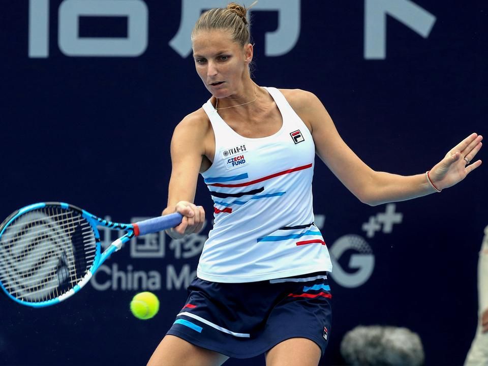Plísková nyerte meg a csengcsoui tornát (Fotó: AFP)