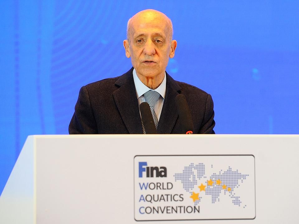 A FINA várhatóan leköszönő elnöke, Julio César Maglione (Fotó: AFP)