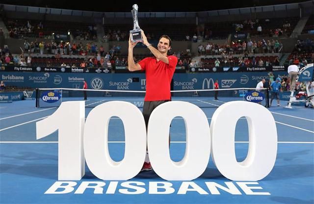 Federer tornagyőzelemmel érte el 1000. sikerét (Fotó: Action Images)