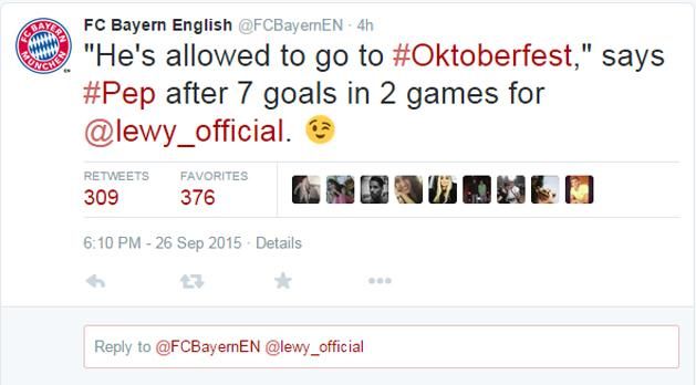 „Elmehet az Oktoberfestre” – még a Bayern hivatalos Twitter-oldala is közölte Guardiola kijelentését