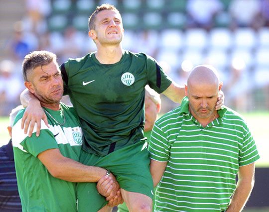 Jovanovics már a találkozó előtt megsérült