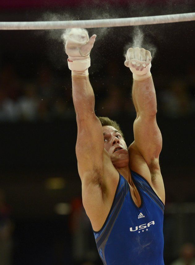 Samuel Mikulak amerikai tornász lemaradt valamiről (Fotó: Carla Thorpe, Yahoo! Sports)