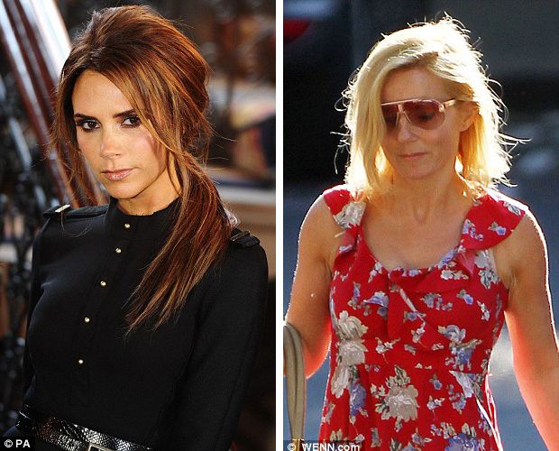 Victoria Beckham és Geri Halliwell (forrás: Daily Mail)