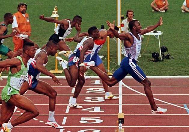 EURÓPAI A LEGGYORSABB. 1972 és 2021 között (az 1980-as bojkottolimpiát leszámítva) csak egyszer fordult elő, hogy ne amerikai futóé legyen a 100 méteres férfi síkfutás aranya: Barcelonában a brit Linford Christie volt a leggyorsabb