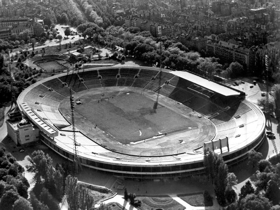 Az 1953-ban átadott Vaszil Levszki Stadion első vendégei között volt a magyar válogatott (Fotó: AFP)