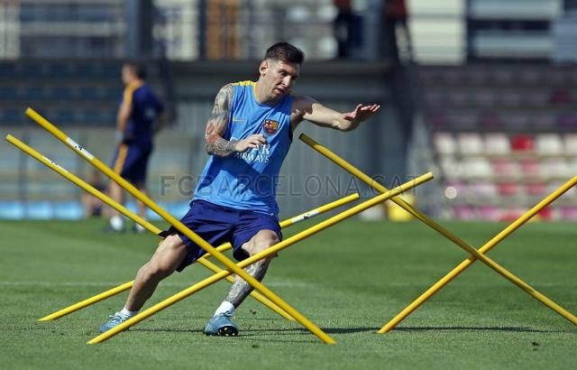 Lionel Messinek nem kellett sok, hogy lenyűgözze a Barca edzői stábját (Fotó: 101greatgoals.com)