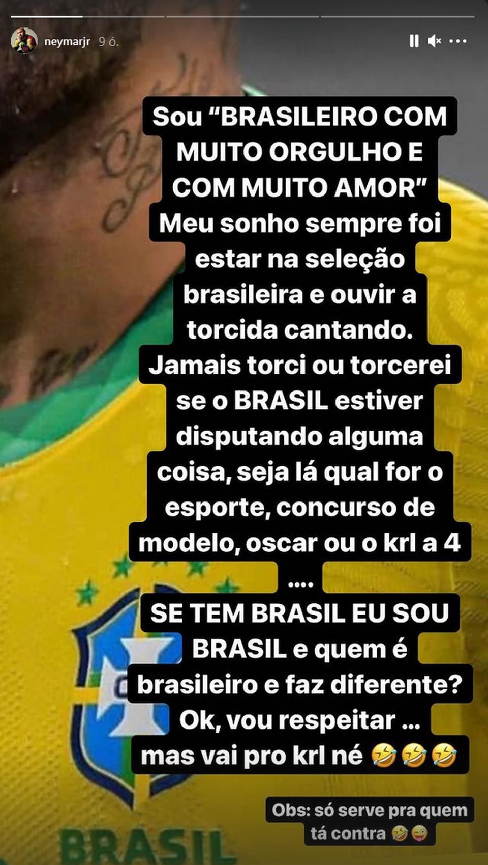 (Fotó: Neymar/Instagram)