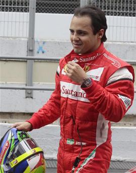 Massa 123 kört teljesített, nála csak Webber gyakorolt többet