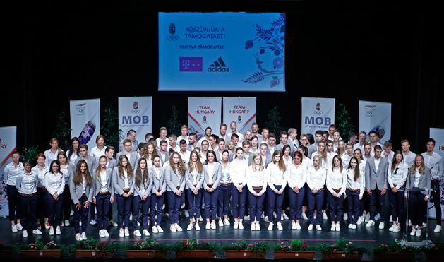 A baki Európai Játékokra utazó magyar csapat tagjai (Fotó: Veres Viktor)