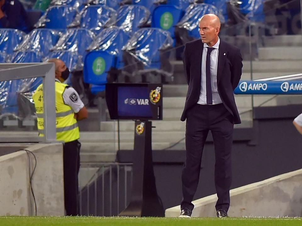 Zidane sokakat meglepett a kezdőjével (Fotó: AFP)