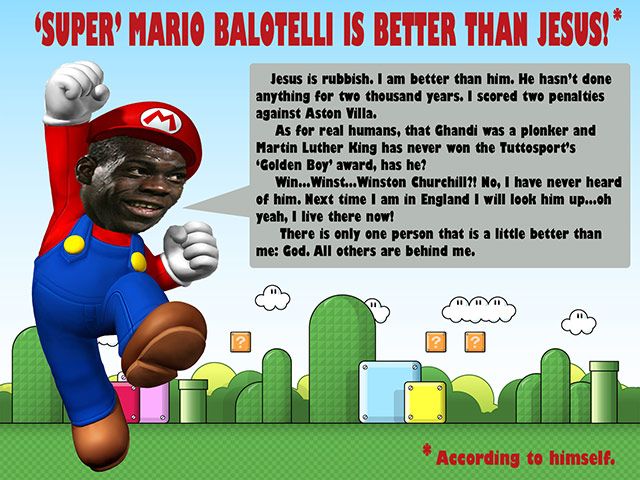Mario Balotelli (Fotó: Guardian)