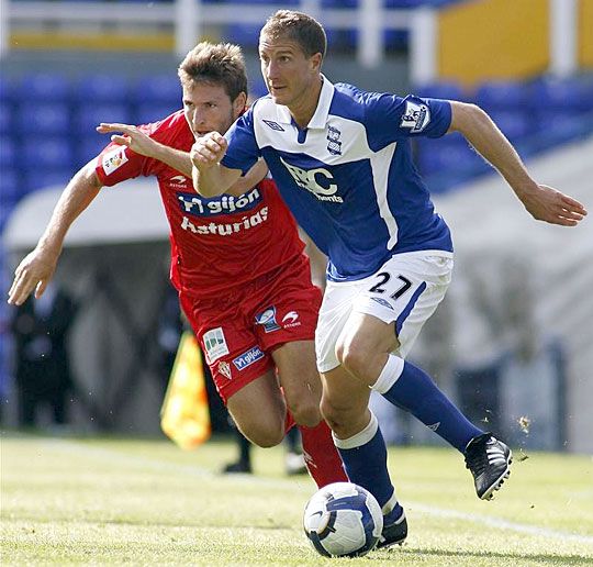 Grégory Vignal kölcsönben a Birmingham Cityben szerepel (fotó: Action Images)