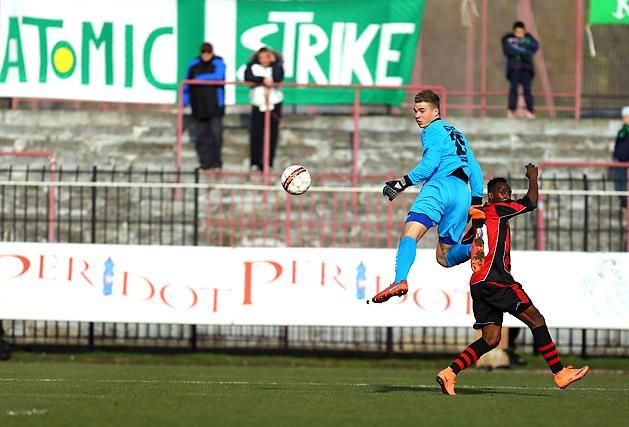 Székely több nagy védést is bemutatott, de a Paksnak ez is kevés volt a pontszerzéshez (Fotó: Meder István)