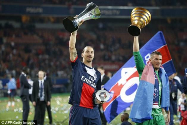 A címvédés is összejött a PSG-vel, és a harmadik francia bajnoki cím is csak karnyújtásnyira van (Fotó: AFP/Getty Images)