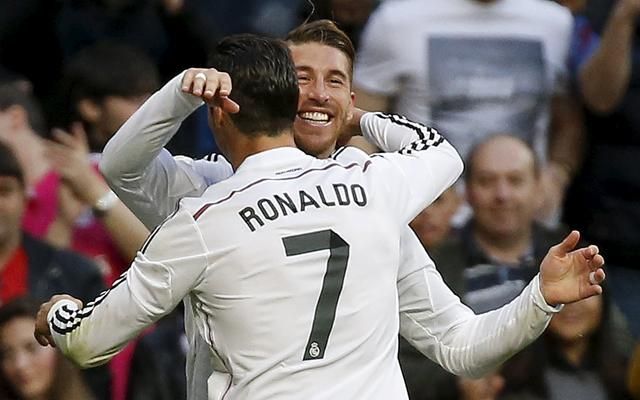 Ramos egyedül maradt, megszerezte a Realnak a vezetést (Fotó: Reuters)