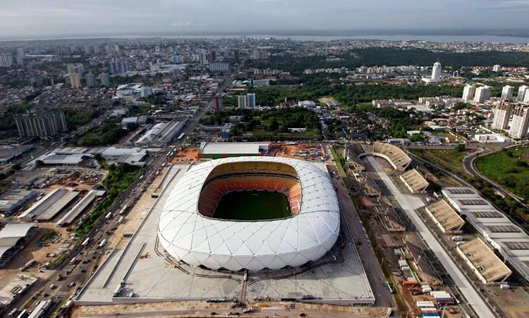 A manausi Arena da Amazonia (Fotó: Reuters)