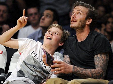 David Beckhamék is kilátogattak (Fotó: Daily Mail)