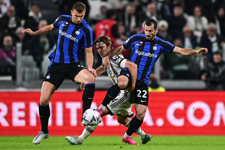 Az első félidőben még működött az Inter játéka (Fotó: AFP)