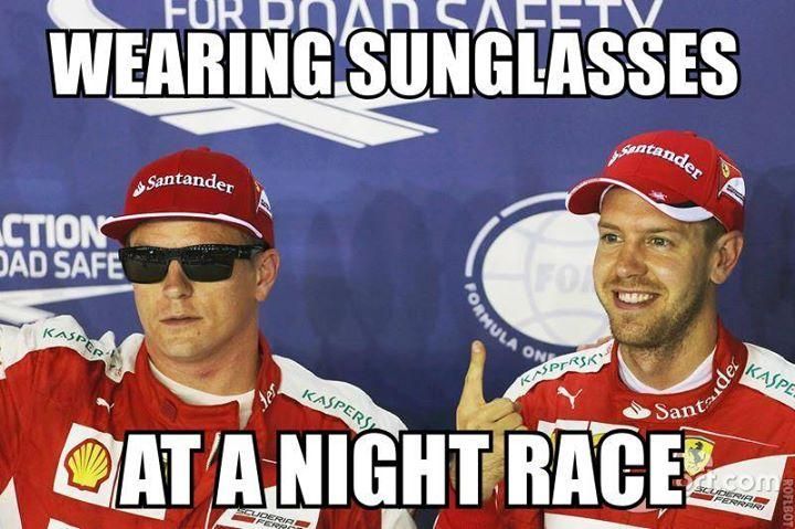 Räikkönen még lazább lett (Fotó: F1memes)