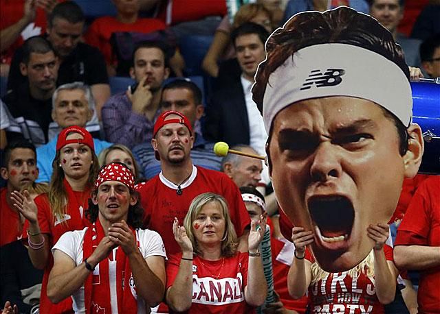 Raonic meccslabdát hárítva, 10:8-ra nyert Belgrádban (Fotó: Action Images)