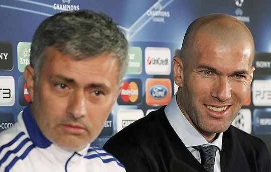 José Mourinho és Zinedine Zidane – vajon nyerő párost alkotnak-e kedd este? (Fotó: Action Images)