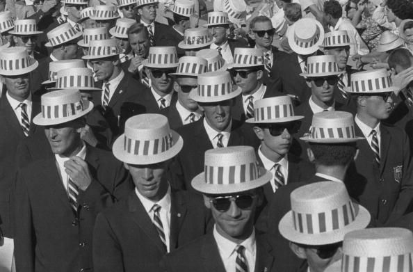 8. A csíkos amerikaiak – 1960, Róma (Fotó: buzzfeed.com)
