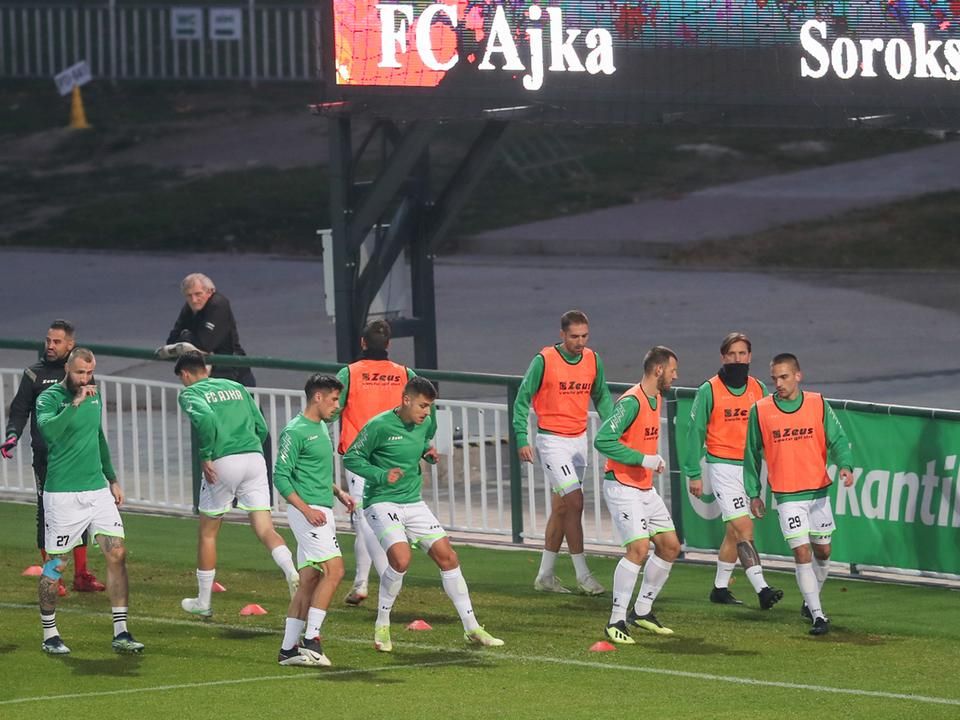 A kilencedik helyről várta az összecsapást az FC Ajka (Fotó: Penovác Károly/Veszprém megyei Napló)