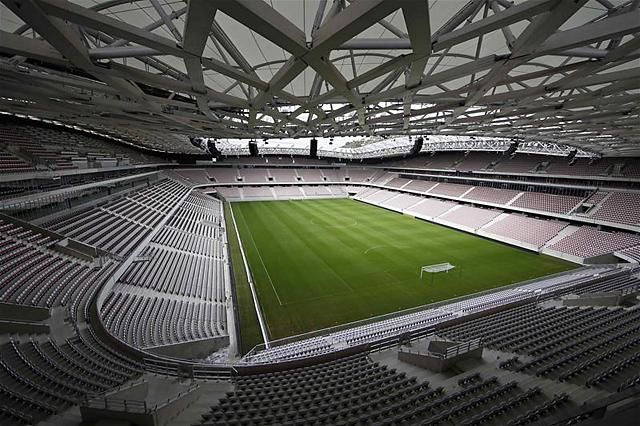 Az Allianz Riviera üresen is impozáns látványt nyújt