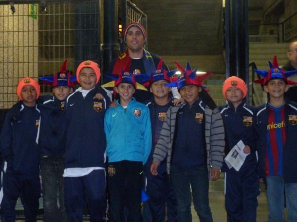 Az FC Barcelona Penya Los Angeles csapata – Ben Lederman balról a negyedik  (Fotó: barcaloco.com)