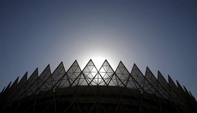 A Heydar Aliyev Arena a birkózóverseny helyszíne (Fotó: Reuters)