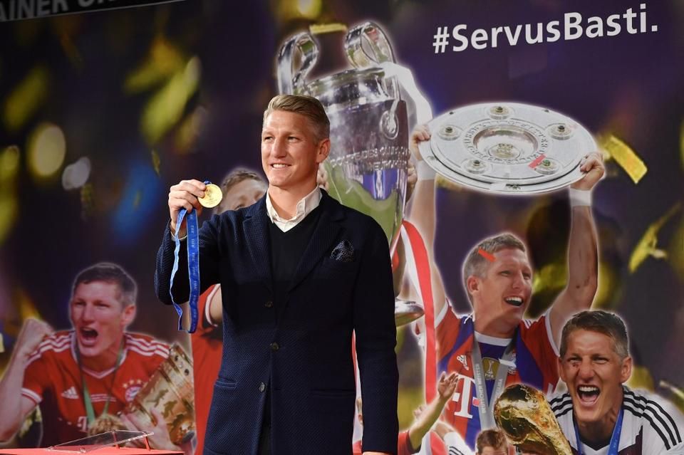 Schweinsteiger a Bayern legendája lett (Fotó: AFP)