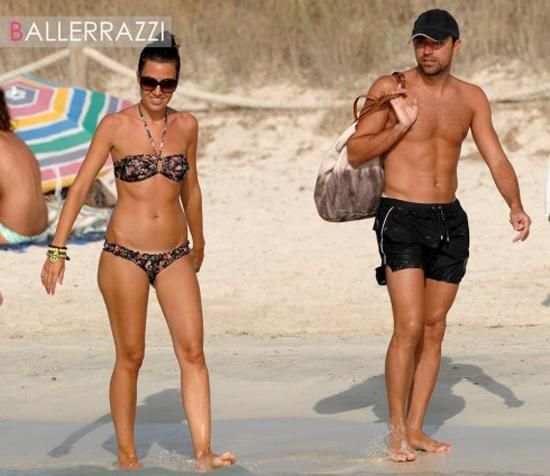 Xavi és újdonsült barátnője (forrás: Ballerazzi)