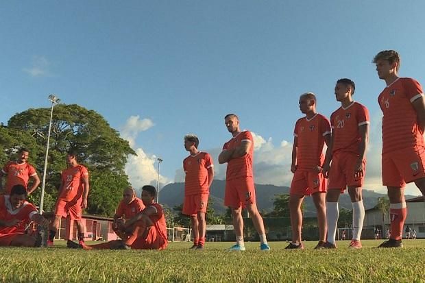 Idilli környezetben edz Tahiti büszkesége, az AS Pirae csapata
