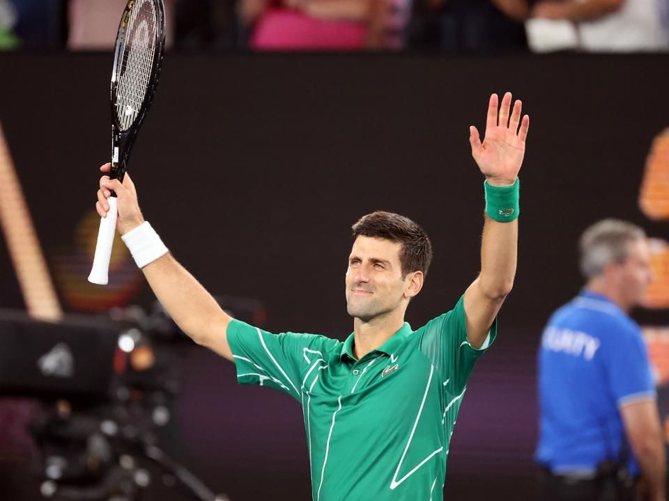 Novak Djokovics is bejutott az elődöntőbe (Fotó: AFP)