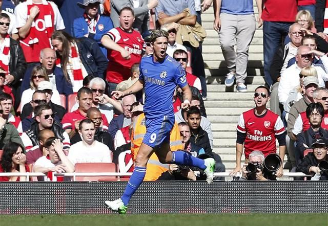 Torres góljával szerezte meg a vezetést a Chelsea (Fotó: Action Images)