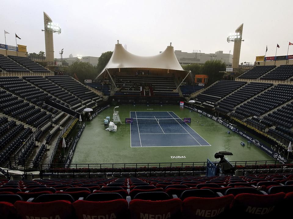 Üresen maradnak a WTA helyszínei (Fotó: AFP)