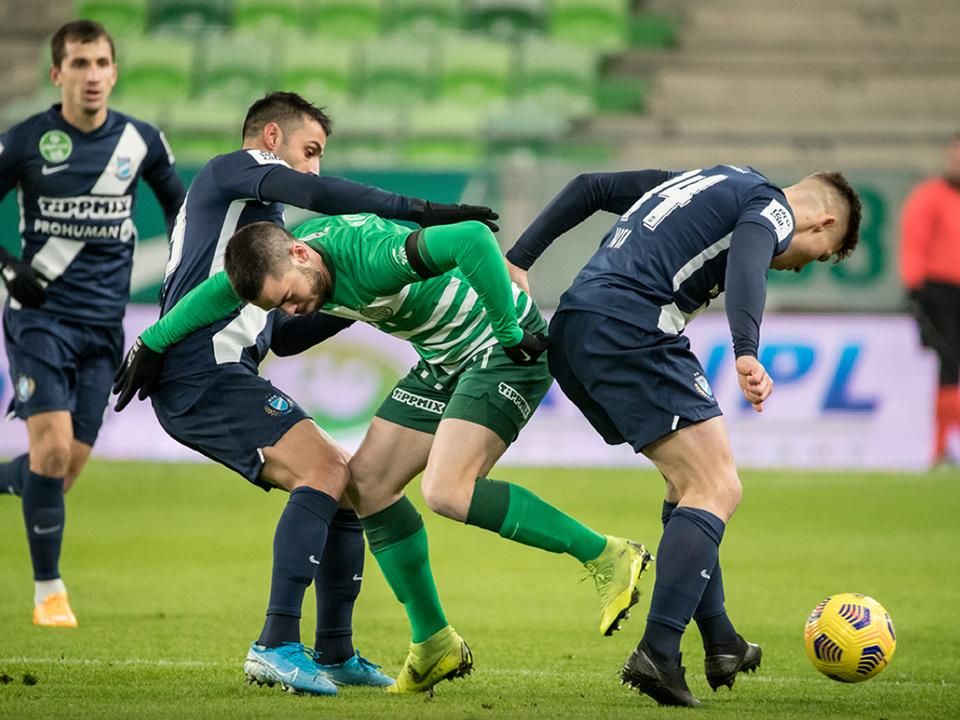 Az MTK nagyot küzdött, de végül 2–0-ra kikapott a zöld-fehérektől (Fotó: Árvai Károly)