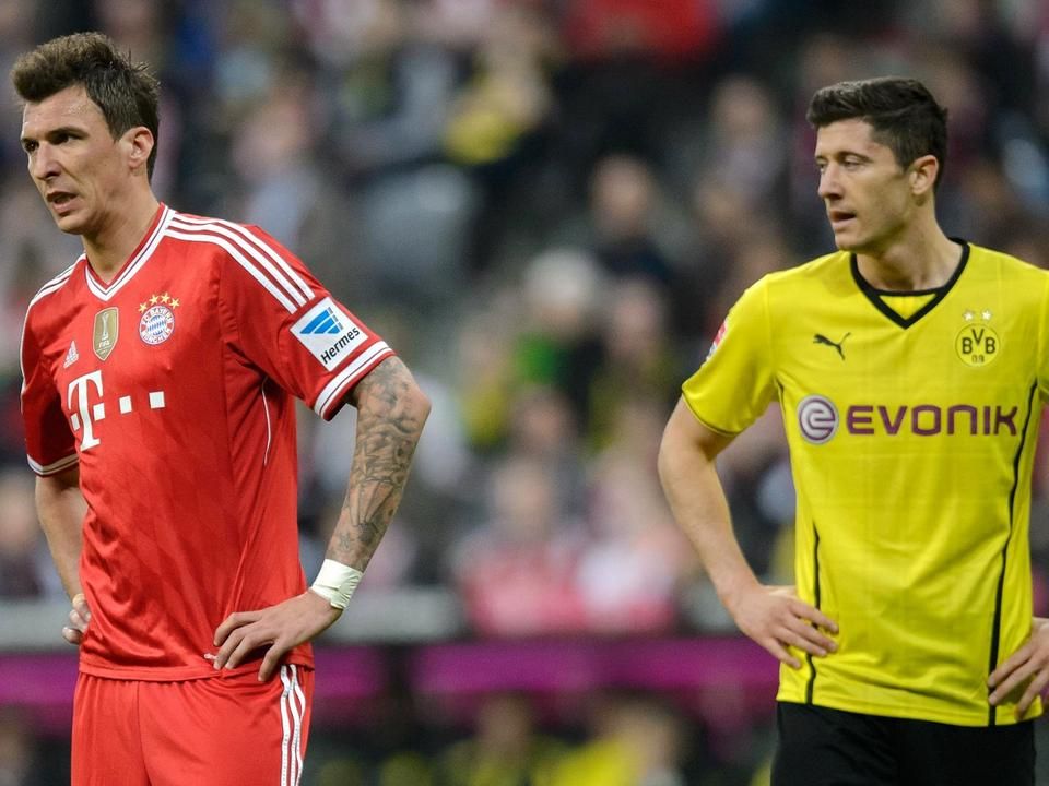 Mögöttem az utódom? Mario Mandzukic távozása után a Dortmundtól érkező Lewandowski lett a Bayern gólfelelőse (Fotó: AFP, archív)