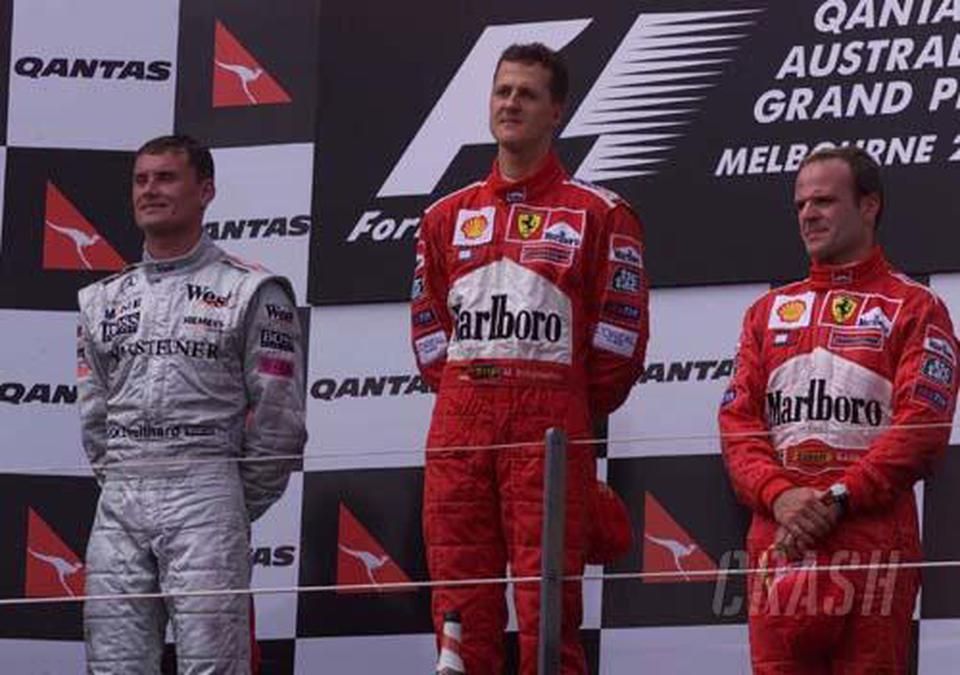 Szomorú dobogó Alonso első versenye után (Fotó: AFP)