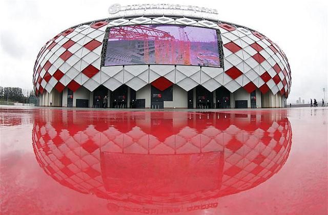 A Szpartak Moszkva új, 42 ezer férőhelyes stadionja (Fotó: Reuters)