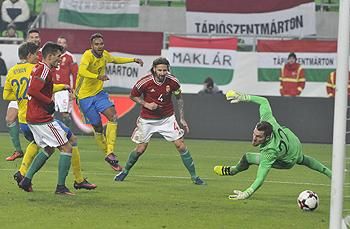 A svédek két gólt lőttek Megyerinek (Fotó: Földi D. Attila)