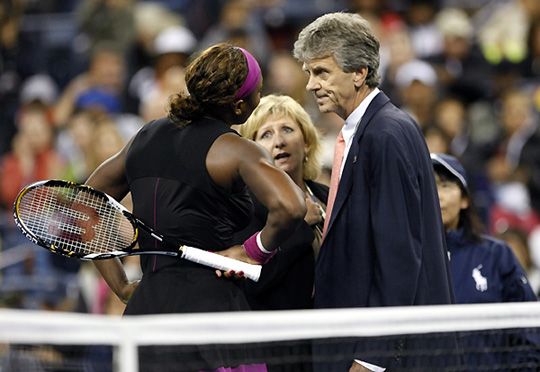 Serena Williams addig reklamált, míg Clijstersé nem lett a meccs (Fotó: Reuters)