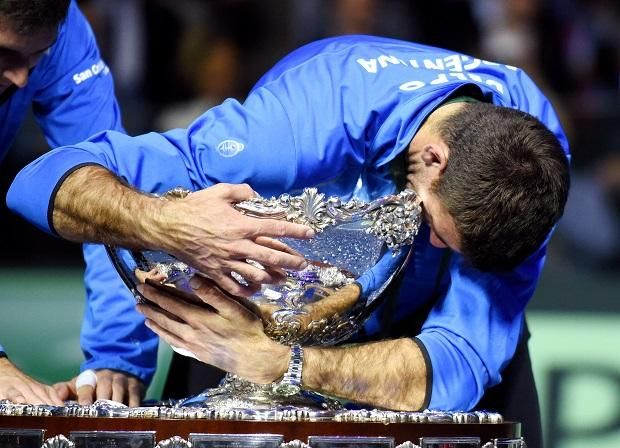 2016: Zágrábban vezette Davis-kupa-sikerre Argentínát (Fotó: AFP)