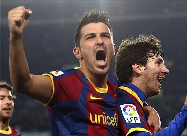 Messi (és Villa) tarthatatlan (Fotó: Action  Images)