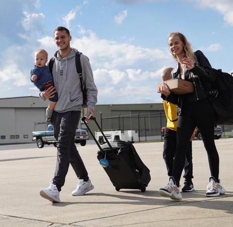 Dániel Gazdag's family accompanied him to Los Angeles, the venue of the MLS final on Saturday