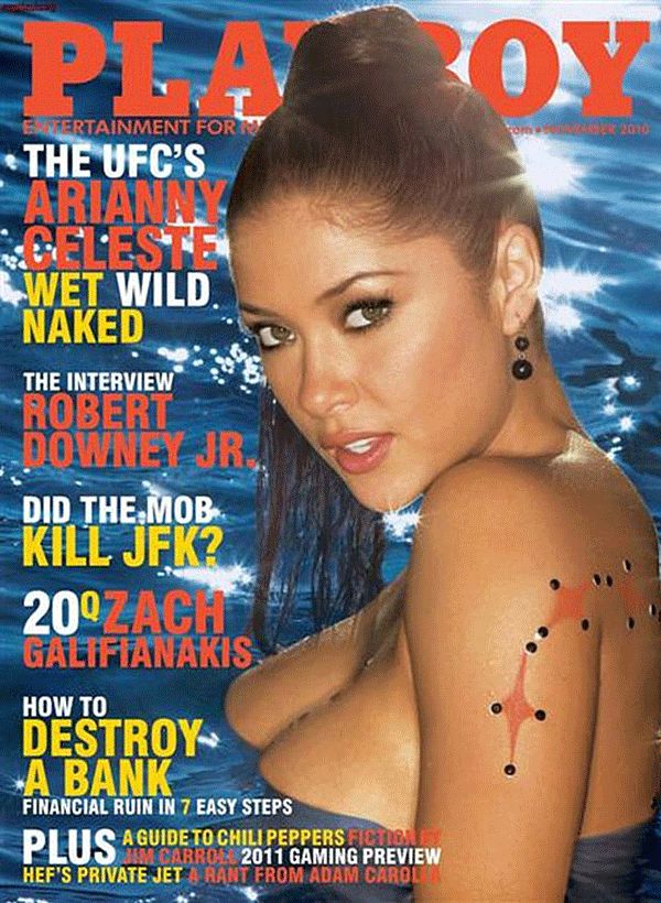 Arianny Celeste a Playboy címlapján (Fotó: Marca.com)