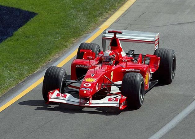 2002: Ferrari, 17 futam, 11 győzelem, 144 pont (világbajnok)