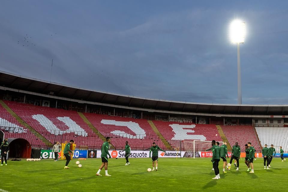 A belgrádi stadion a Fradinak nem hozott szerencsét, csütörtökön ugyanott 4–1-re kikapott a Crvena zvezdától (Fotó: Árvai Károly)