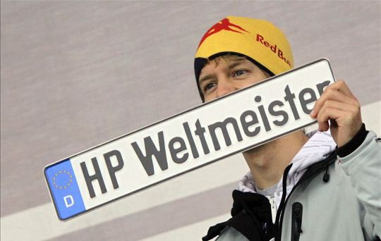 Vettel világbajnoki rendszámot kapott szülővárosában (Fotó: Reuters)