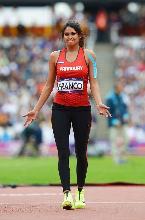 Leryn Franco a londoni olimpián is felvonult (Fotó: rp-online.de)